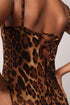 Strappy Leopard Print Maxi Dress