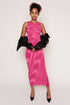 The Abstract Maxi Dress, Pink