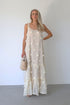 Layered Maxi Dress, Cream