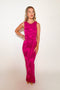 The Abstract Maxi Dress, Pink